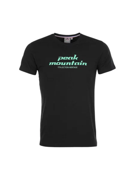 T-shirt Peak Mountain Cosmo czarna