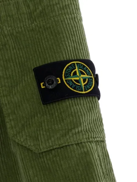 Spodnie cargo dziecięce Stone Island zielone