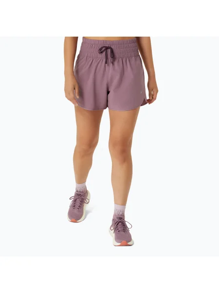 Дамски шорти за бягане ASICS Nagino Run dusty mauve виолетово
