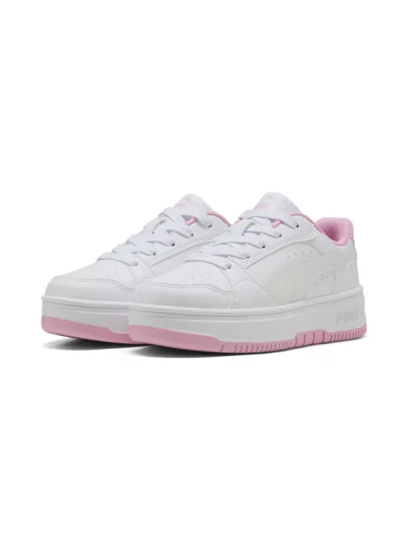 PUMA Dziecięce buty sportowe Rebound Femme Holo Buty biały