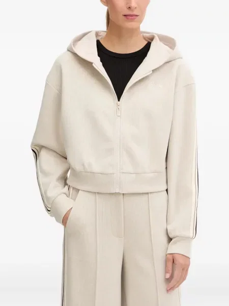 Bluza z kapturem Guess w paski z kapturem