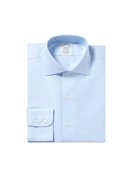 Koszula Brooks Brothers ze stretchu niebieska