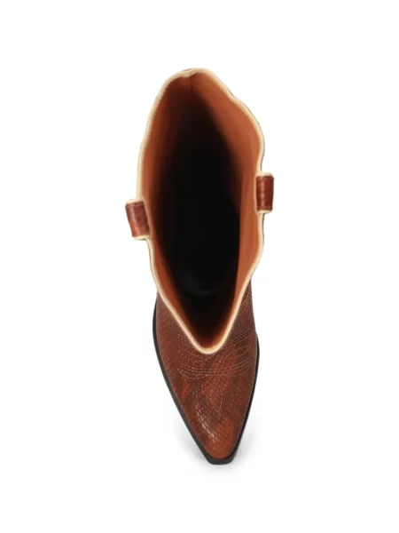 Botine Kurt Geiger London cu funde maro