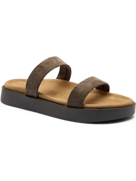 INUIKII Bőr papucs STRAPPY szürke