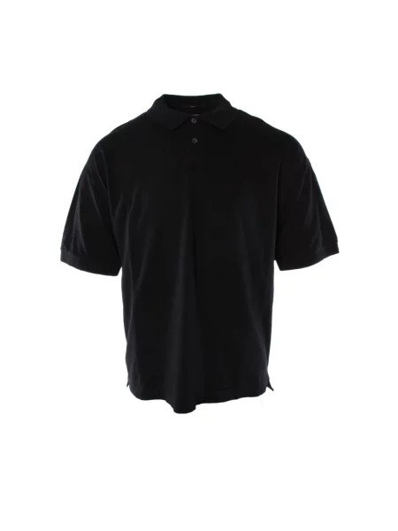 Koszulka polo C.p. Company z dżerseju czarna