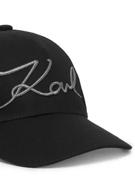Karl Lagerfeld Kids Kepurė su snapeliu M juoda