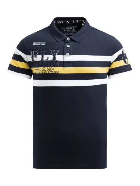 CAMP DAVID Majica mornarska / rumena bela