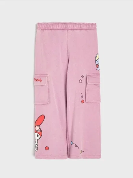 Sinsay Tepláky cargo My Melody růžová
