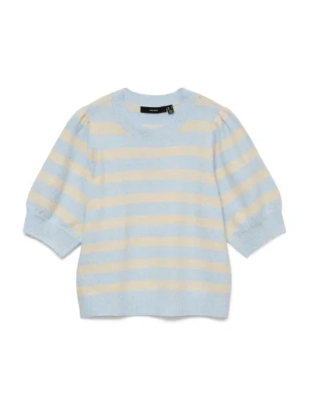 VERO MODA Pulover VMDOFFY deschis / albastru deschis bej