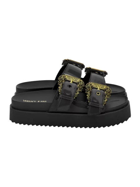 Klapki Versace Jeans Couture czarne