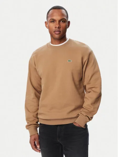 Lacoste Μπλούζα Ανοιχτό καφέ