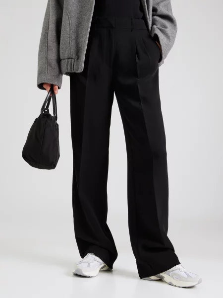 GUESS Pantaloni cu dungă THEOLINE PERFECT' negru