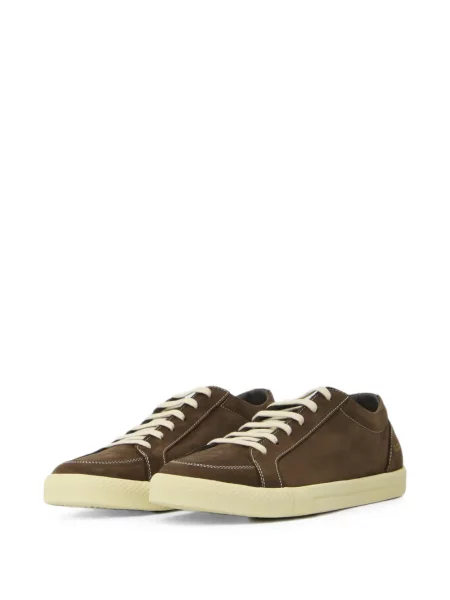 Sneakerși Common Projects din piele maro