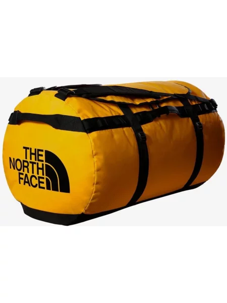 Torba The North Face Base Camp Duffel ciemnożółta czarna