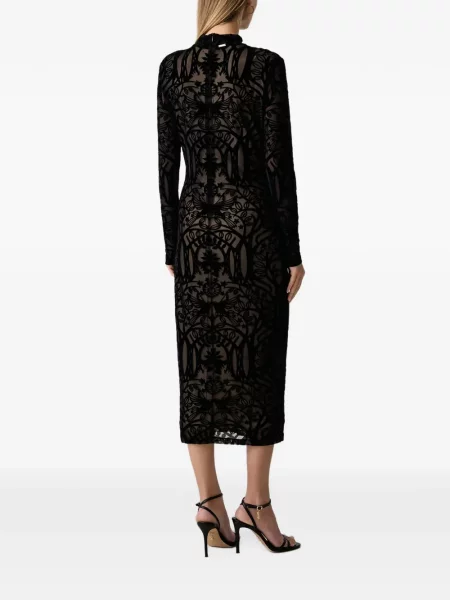 Lung rochie midi Fracomina negru