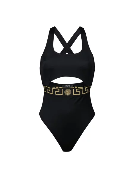 Stroj jednoczęściowy Versace czarny