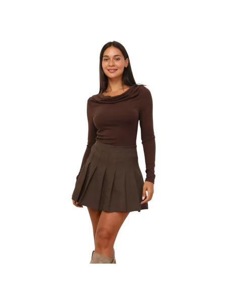 Top La Modeuse maro
