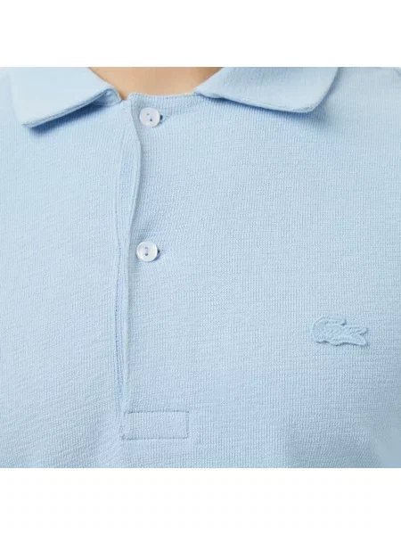 Классическое поло Lacoste голубое