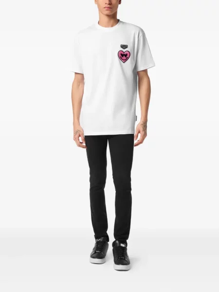 Tricou Philipp Plein alb
