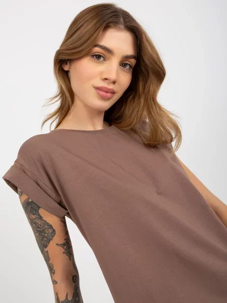 Tricou Fashionhunters maro