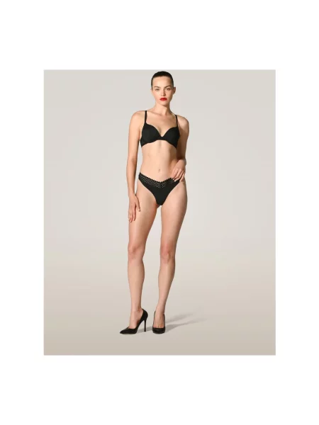 Majtki Wolford koronkowe czarne