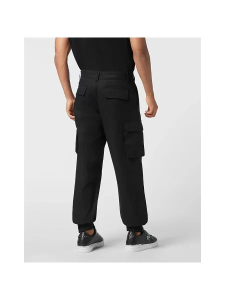 Spodnie cargo Philipp Plein czarne