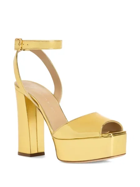 Zrcalno sandale Giuseppe Zanotti sa kopčom