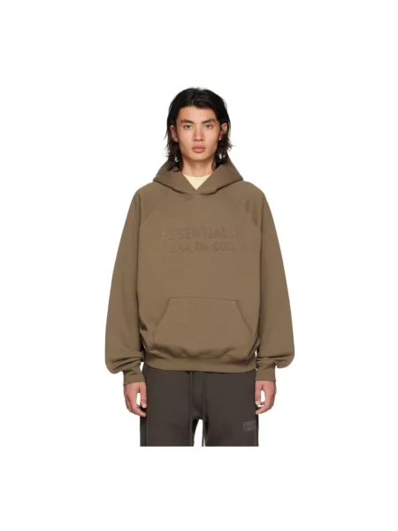 Bluza z kapturem Fear Of God z kapturem brązowa