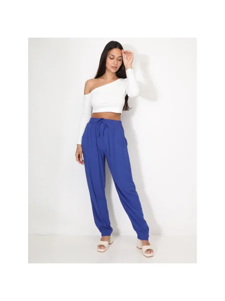 Pantaloni La Modeuse albastru