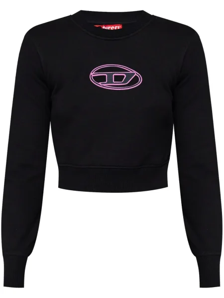 DIESEL Mikina čierna