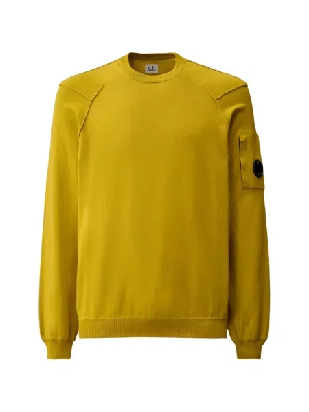 Hanorac crewneck C.p. Company tricotate galben