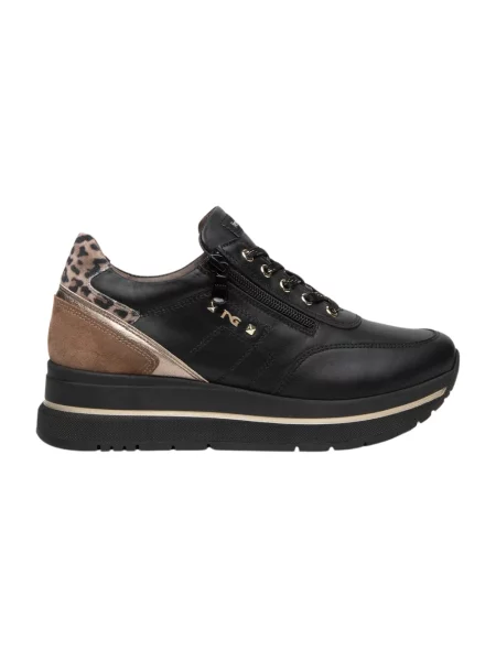 Sneakersy Nerogiardini zamszowe czarne