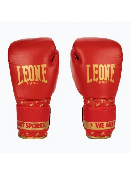 Боксови ръкавици LEONE Dna rosso/red червено