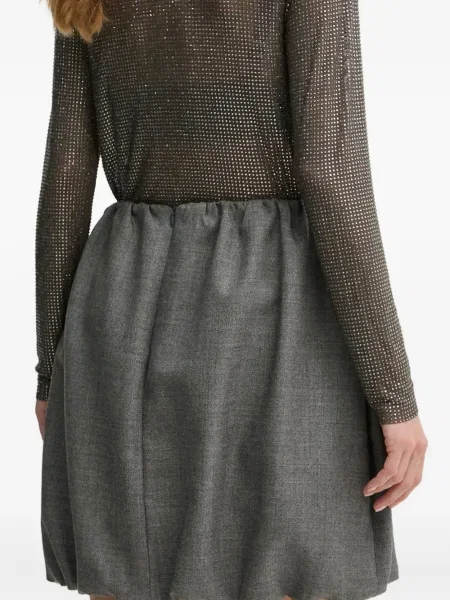 Fusta mini Herskind gri