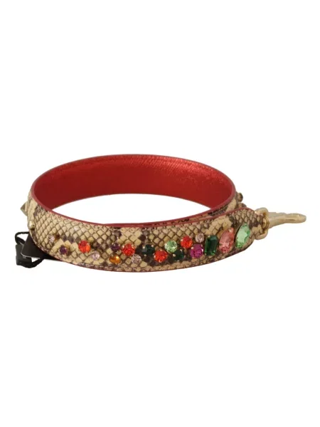 Pasek Dolce And Gabbana z paskiem beżowy