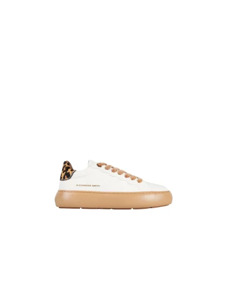 Sneakersy Alexander Smith skórzane białe