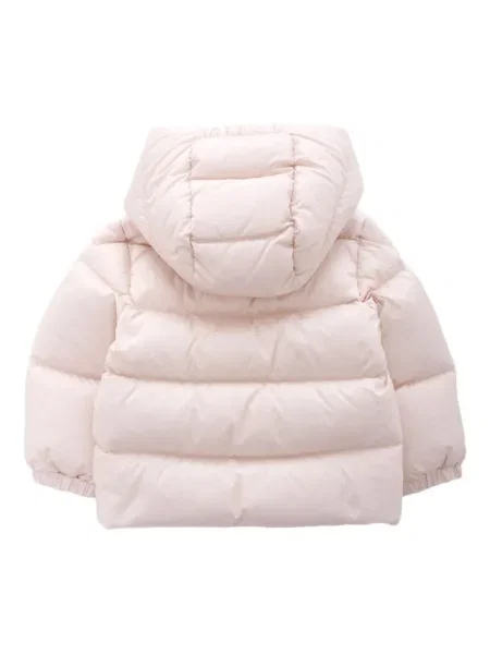 Kurtka puchowa dziecięca Moncler Enfant różowa