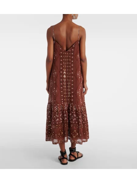 Rochie Juliet Dunn cu imagine de costum maro