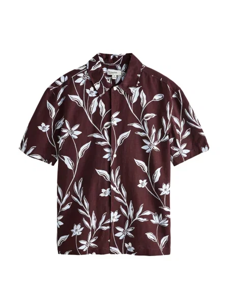 Next Košile hnědá bílá