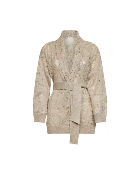 Kardigan Brunello Cucinelli beżowy
