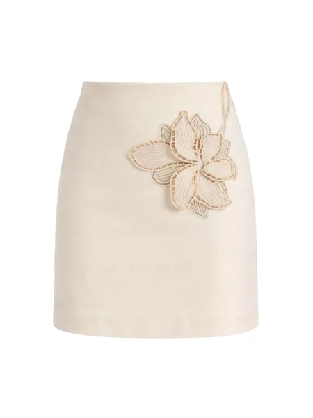 Spódnica mini Twinset beżowa