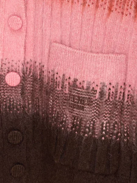 Cardigan Fendi lung maro