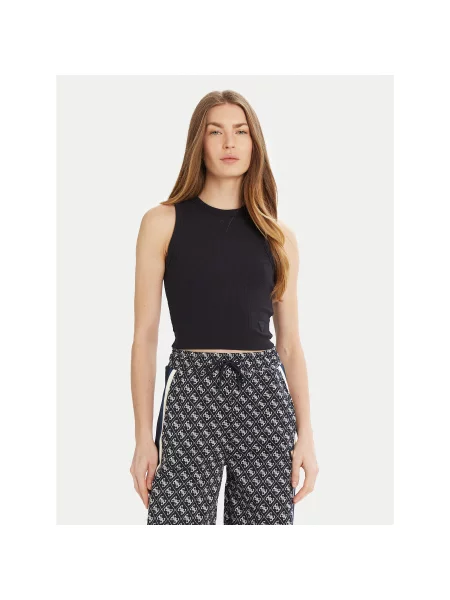Guess Топ Slim Fit cиній