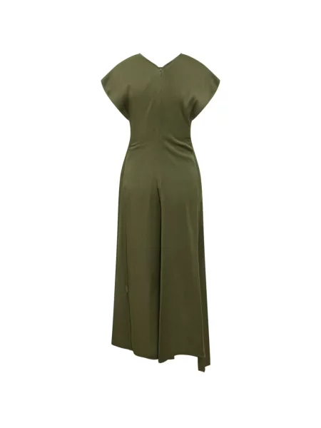 Rochie midi Victoria Beckham verde
