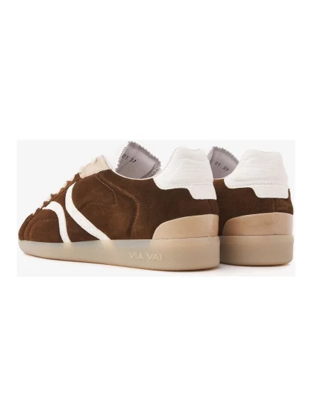 Sneakersy Via Vai brązowe