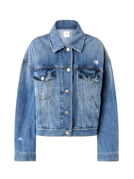 Kurtka jeansowa Pinko niebieska
