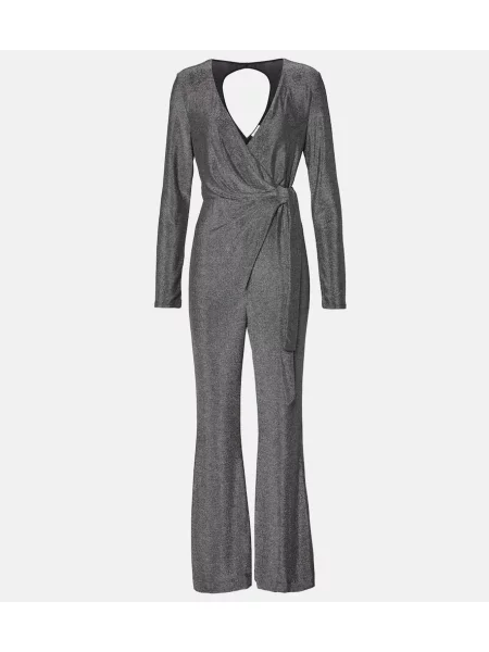 Kombinezon Diane Von Furstenberg srebrny