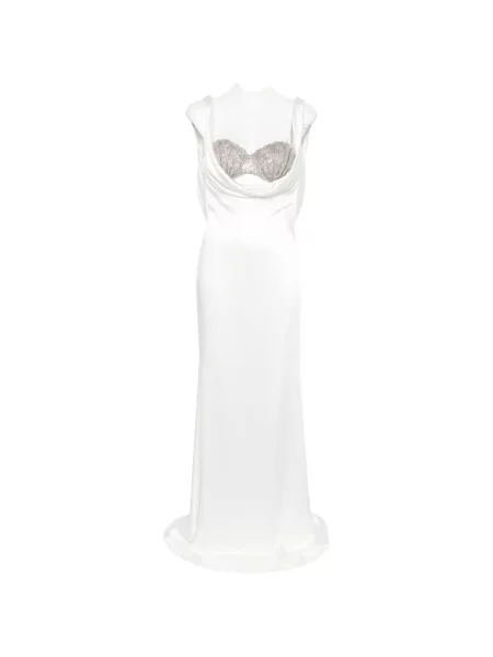 Maksi sukienka maxi Giuseppe Di Morabito garniturowa biała