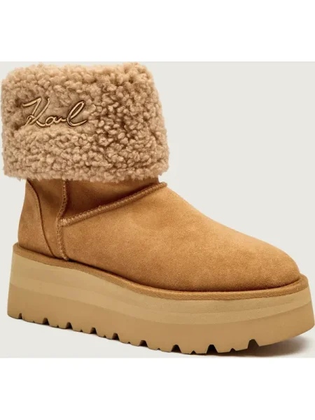 Karl Lagerfeld cizme de iarnă SKYLAR maro