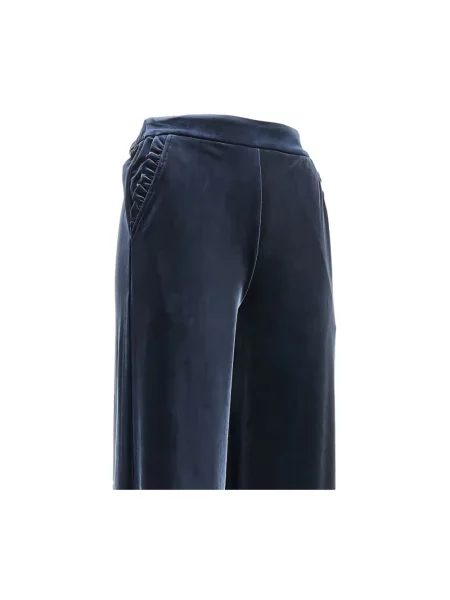 Spodnie Emporio Armani niebieskie